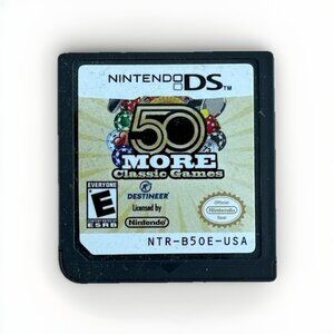 50 More Classic Games Nintendo Ds Cart Only Tested Working